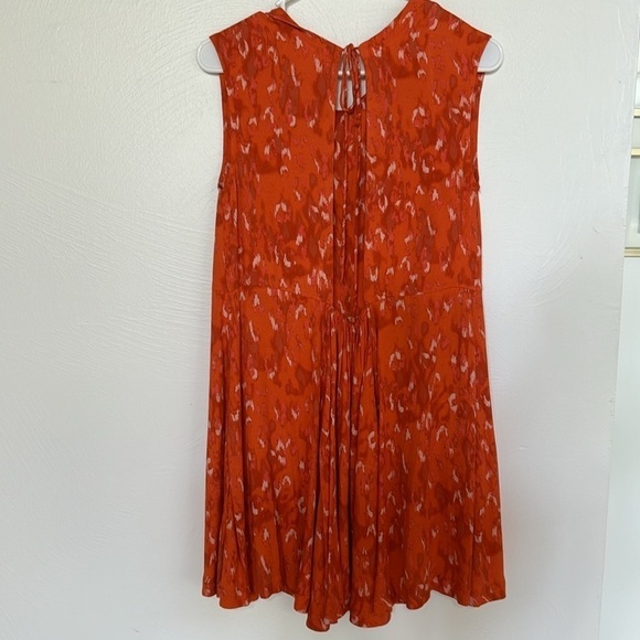 NWT Free People fake love orange animal print mini dress - Picture 6 of 9